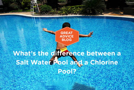 What’s the difference between a Salt Water Pool and a Chlorine Pool?