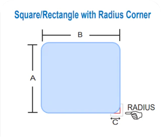 Square/Rectangle with Radius Corner