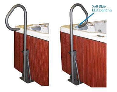 Cover Valet SPAS Accessories Cover Valet Spa Side Handrail with LED Light - HANDRAIL-LED 749932902081 10003933 pool companies near me pool company pool installers near me pool contractors near me