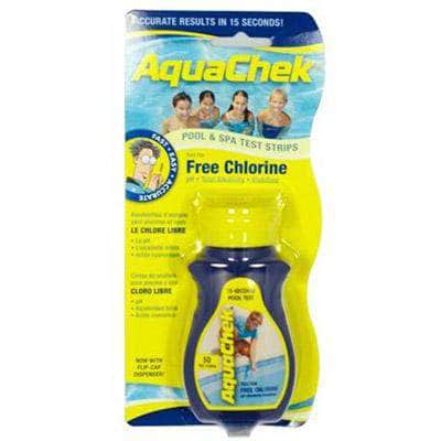 Hach Company CHEMICALS Water Testing AquaChek Yellow 4-in-1 Test Strips - For Chlorine - 532105 090944021056 10003980 pool companies near me pool company pool installers near me pool contractors near me