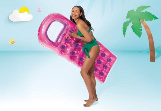 Intex Recreation Corp TOYS AND REC Inflatables and Floats Intex 18 Pocket Suntanner Lounge - 59895EP 78257313860 10004811 pool companies near me pool company pool installers near me pool contractors near me