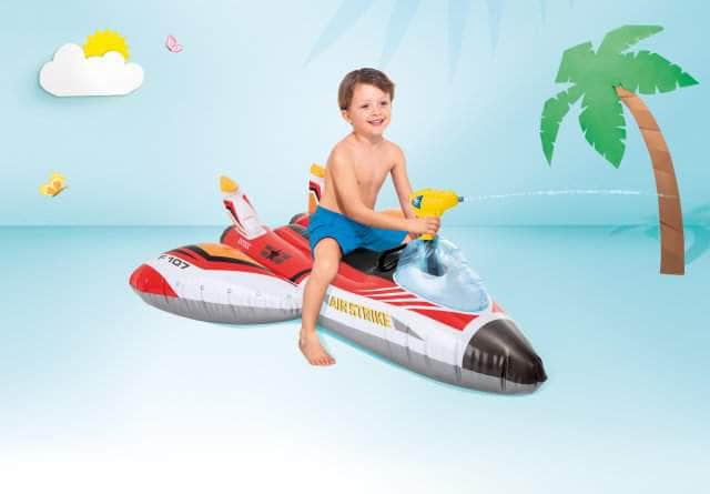 Intex Recreation Corp TOYS AND REC Inflatables and Floats Intex Water Gun Plane Ride On - 57536EP 78257575367 10004815 pool companies near me pool company pool installers near me pool contractors near me
