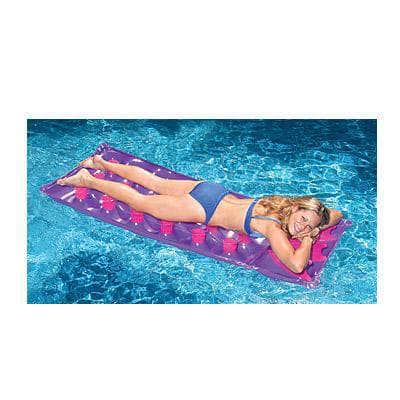 Intl. Leisure Prod. Inc TOYS AND REC Inflatables and Floats Swimline 18 Pocket Inflatable Mattress, 76 in (Colours May Vary) - 9035 723815090355 10003709 pool companies near me pool company pool installers near me pool contractors near me