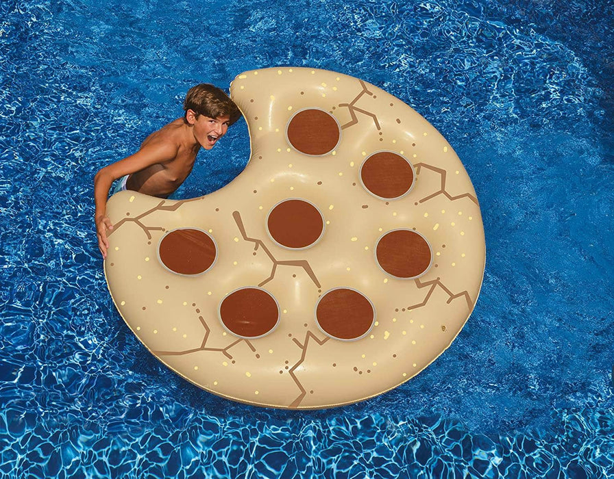 Intl. Leisure Prod. Inc TOYS AND REC Inflatables and Floats **Swimline Cookie Float Inflatable Kids Swimming Pool Toy Raft - 90643 723815906434 10004615 pool companies near me pool company pool installers near me pool contractors near me