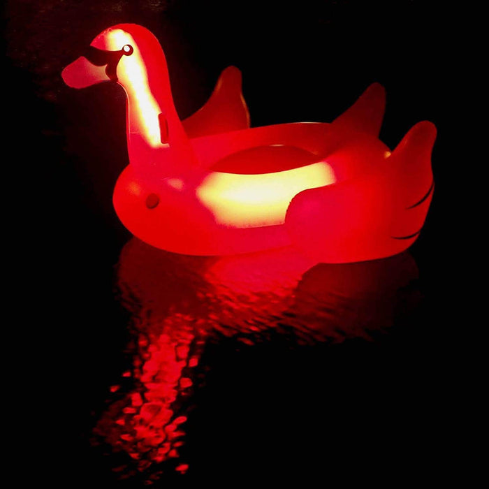 Intl. Leisure Prod. Inc TOYS AND REC Inflatables and Floats Swimline Giant LED Light Up Swan - 90702 723815907028 12001139 pool companies near me pool company pool installers near me pool contractors near me