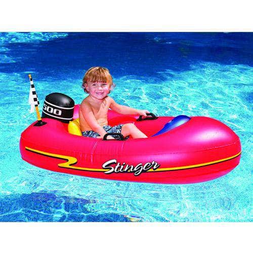 Intl. Leisure Prod. Inc TOYS AND REC Inflatables and Floats Swimline Kids Inflatable Stinger Speedboat Float - 9013 723815090133 10004656 pool companies near me pool company pool installers near me pool contractors near me