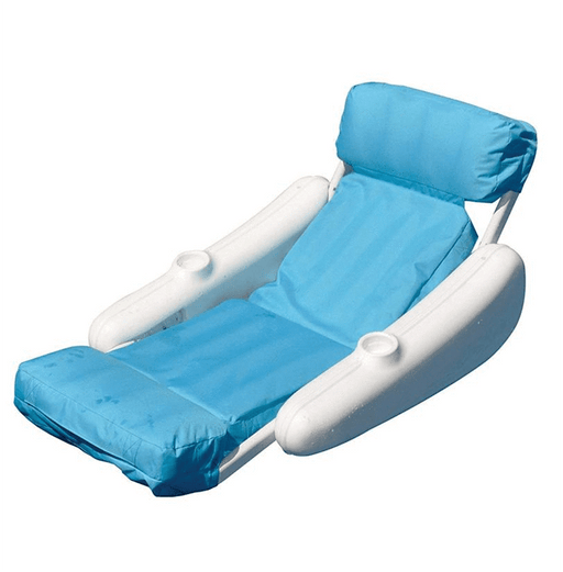 Intl. Leisure Prod. Inc TOYS AND REC Inflatables and Floats Swimline SunSoft Sunchaser Luxury Floating Pool Lounger - 10025 723815100252 10004348 pool companies near me pool company pool installers near me pool contractors near me