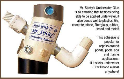 M.S.I REPAIR Fittings and Pipe Mr. Sticky's Wetbond Underwater Glue - 001310 689602001310 10002725 pool companies near me pool company pool installers near me pool contractors near me