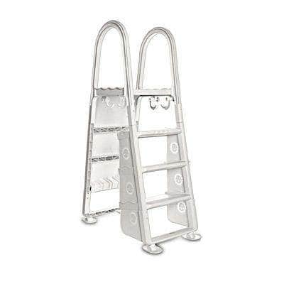 Northeastern Distributors ACCESSORIES Ladders and Steps Champlain Plastics, Adjustable Resin Security Ladder With Self Closing Latch - CPL-ACM-101AS 10001478 pool companies near me pool company pool installers near me pool contractors near me