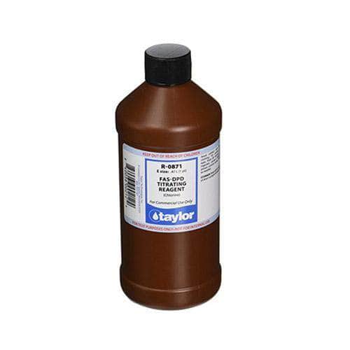 Northeastern Distributors CHEMICALS Water Testing Taylor Reagent FAS-DPD 16oz - R0871-E 840036002124 10004131 Taylor Reagent FAS-DPD 16oz - R0871-E pool companies near me pool company pool installers near me pool contractors near me