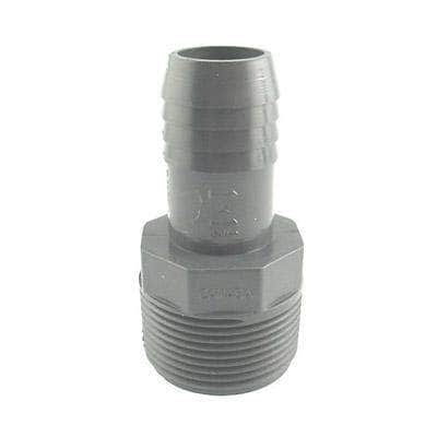 Queensway Plastics Ltd REPAIR Fittings and Pipe ** Fittings, Poly Insert Adaptor, 1-1/4 in, MPT/BARB - 6733 POLY 10001248 pool companies near me pool company pool installers near me pool contractors near me