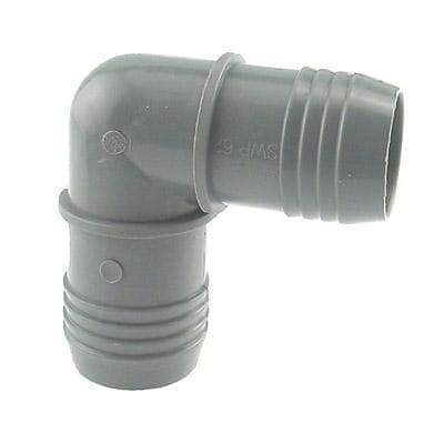Queensway Plastics Ltd REPAIR Fittings and Pipe ** Fittings, Poly Insert Elbow, 1-1/4 in, BARB/BARB - 6904 POLY 10001249 pool companies near me pool company pool installers near me pool contractors near me
