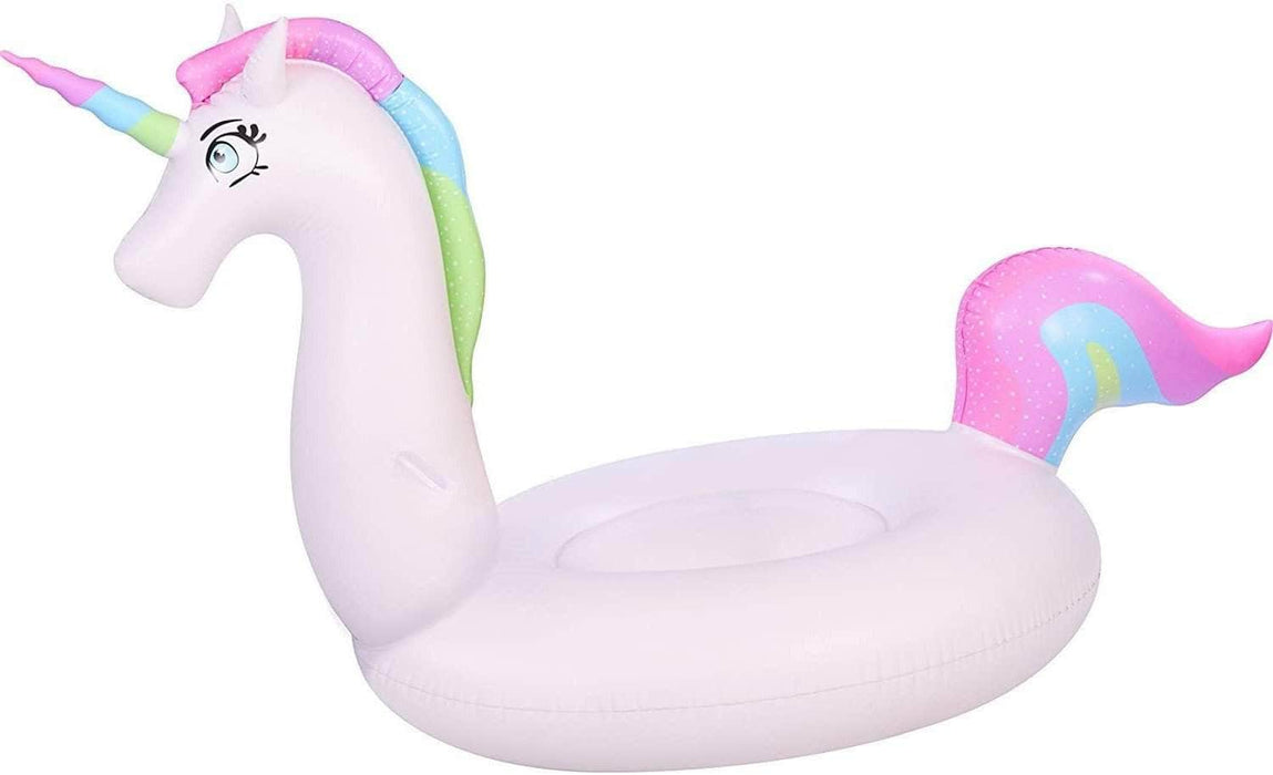 Salus Brands TOYS AND REC Inflatables and Floats Kangaroo Rainbow Unicorn Pool Float - 102682 12000947 pool companies near me pool company pool installers near me pool contractors near me