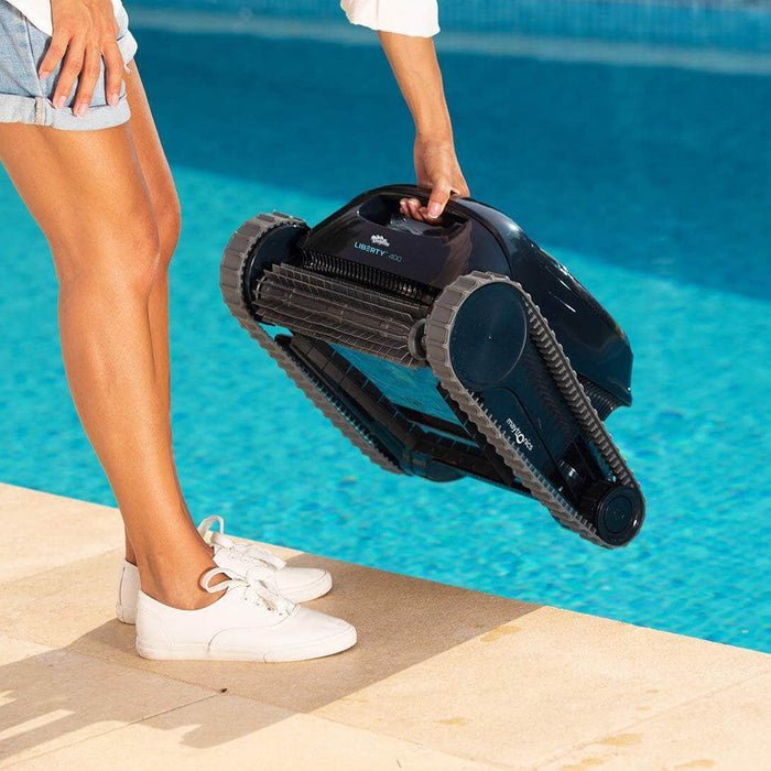 SCP Inc EQUIPMENT Auto Cleaners Dolphin Liberty 300 Cordless Robotic Pool Cleaner (MAY-20-1132) 99998150-US 810071220395 12001887 pool companies near me pool company pool installers near me pool contractors near me